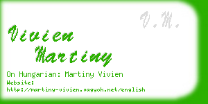 vivien martiny business card